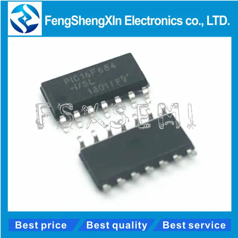 1Pcs PIC16F684-I/P DIP-14 PIC16F684-I/ST TSSOP-14 PIC16F684-I/SL SOP-14 PIC16F684 PIC16F684-I 8-bit microcontroller IC | Электронные