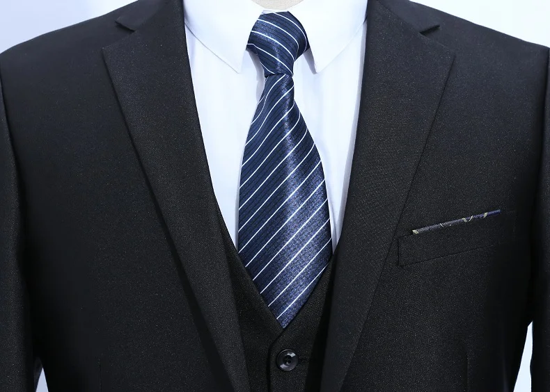 TIAN QIONG Формальные Деловые костюмы (пиджак + жилет брюки) мужской облегающий костюм