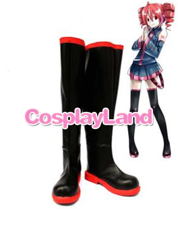 Сапоги на заказ Обувь для костюмированной вечеринки Vocaloid Kasane Teto Карнавальный