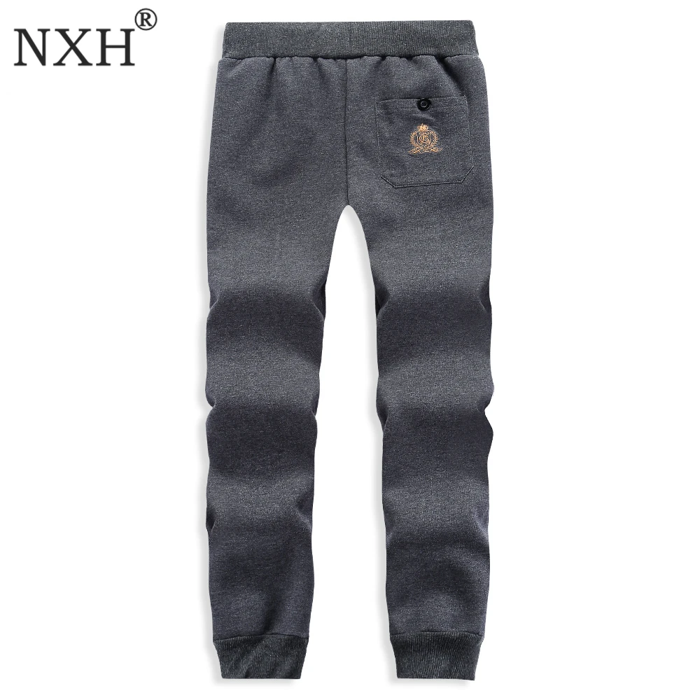 NXH флисовые зимние джоггеры теплые большие размеры 6XL 7XL 8XL спортивные штаны