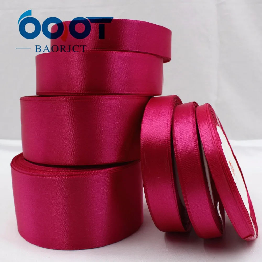 027 Бесплатная доставка Оптовая продажа 25 ярдов шелковая атласная лента свадебные