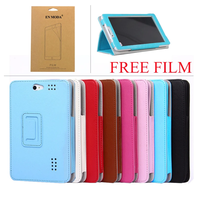 Бесплатный пленка + высокое качество искусственная кожа раскладной стенд чехол