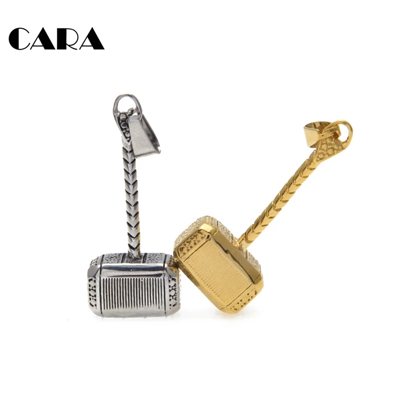 Мужское ожерелье с подвеской Thor молоток из нержавеющей стали 316L 2019