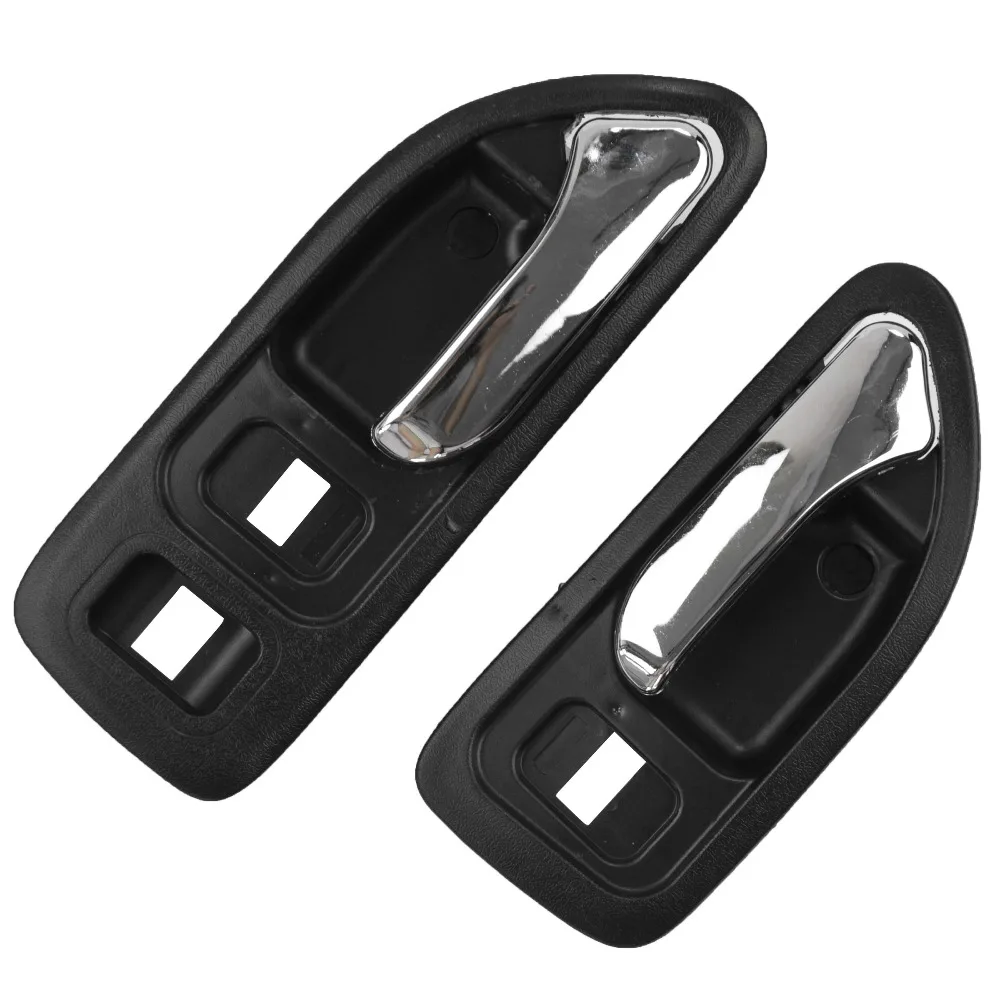 Black Inside Door Handle Fit For 94-97 Honda Accord (Front Pair Left &amp Right) Free Shipping OE#: 72165-SV4-003-J/72125-SV4-003 |