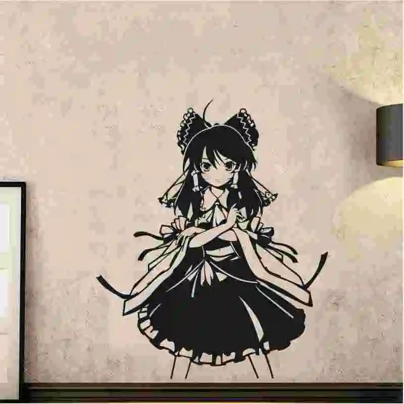 Настенная виниловая наклейка Touhou Project на стену декоративное украшение для дома