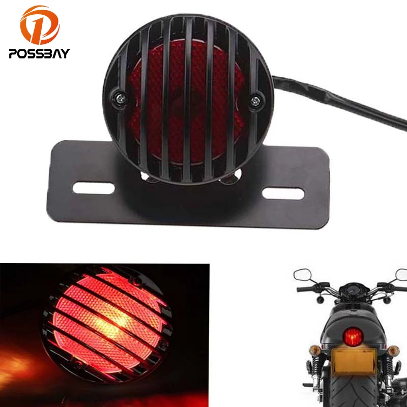 Задний фонарь POSSBAY для мотоцикла подставка номерного знака Harley Davidsion