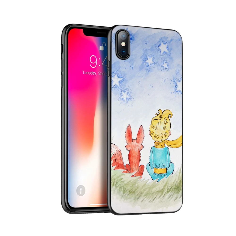 14297 Черный чехол ТПУ для iphone 5 5s se 6 6s 7 8 plus x 10 чехол силиконовый чехол для iphone XR XS MAX чехол Маленький принц лиса цитаты - Цвет: 14297