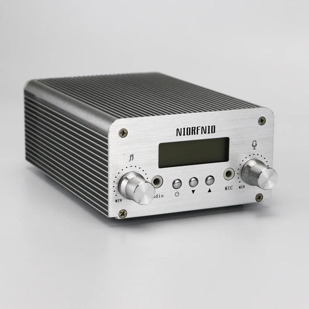 NIORFNIO 1 Вт/6 Вт стерео PLL fm-передатчик с управлением пк и Bluetooth 76-108 МГц Регулируемый |