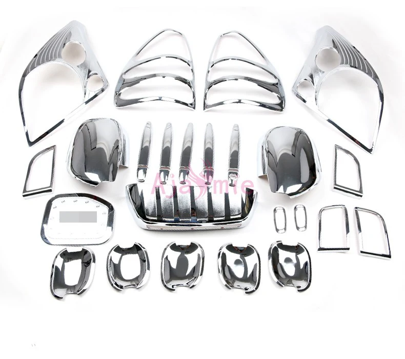 Хромированный автомобильный Стайлинг рамка номерного знака ручка световая