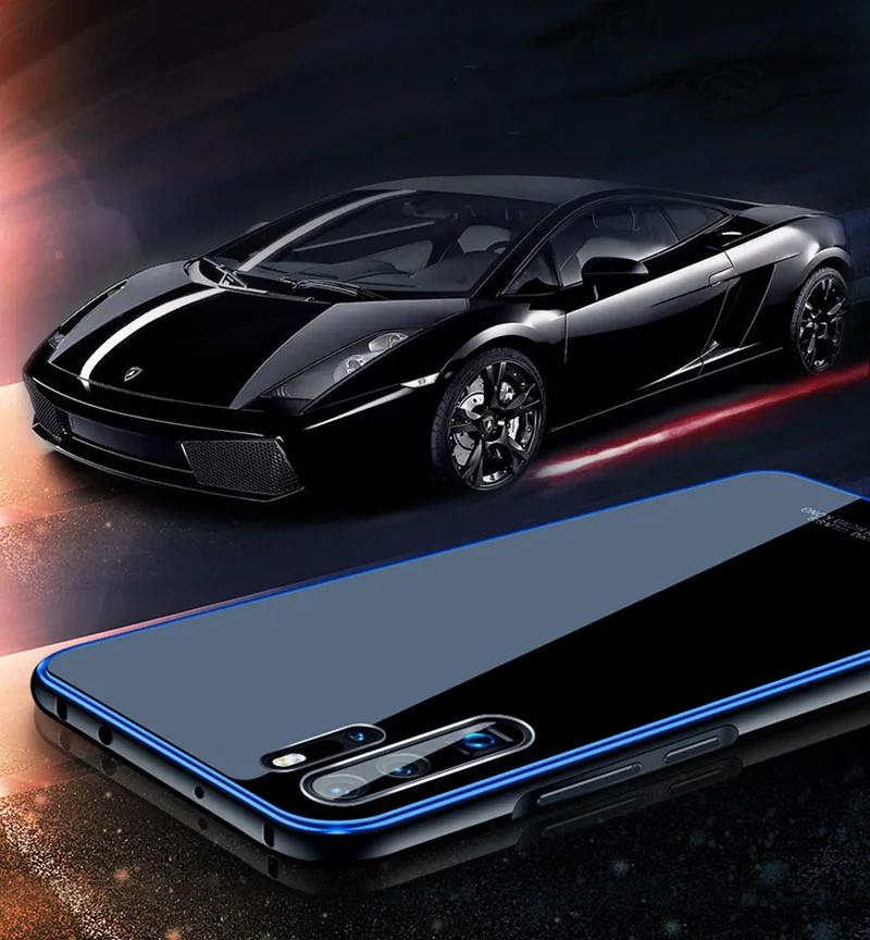 Для huawei P30 Pro Чехол металлический бампер покрытие PC край закаленное стекло твердая задняя крышка для huawei P20 Pro P10 Plus защитный чехол