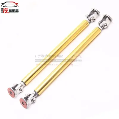 15CM yellow 2 шт. Универсальный Регулируемый гоночный передний бампер для губ разветвитель штанги стойки для крепления галстука для Audi A4 B6 A3 A6 C5 Q7 A1 A5 A7 A8 - Цвет: 15CM yellow