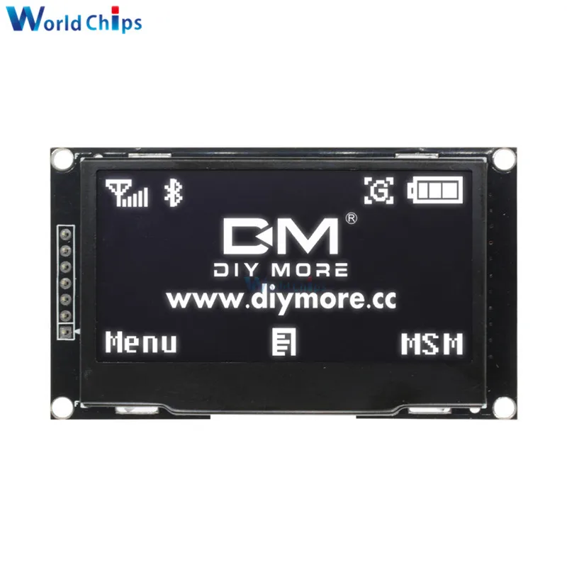 Жк дисплей 2 42 дюйма 42x64 белый для C51 STM32 SPD0301|ЖК-модули| |