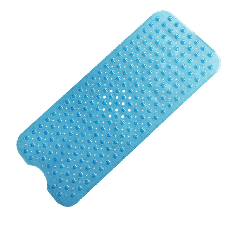 

40*100CM Bathroom Mats PVC Anti-Bacterial Mildew Resistant Mat With Suction Cup Bath Floor Mat Foot Massage Bathroom Accessories