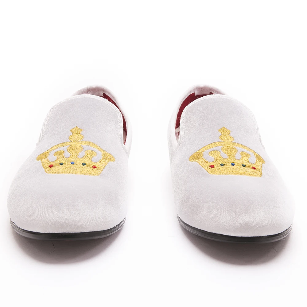 Бархатные туфли мода Золотая Корона дизайн мужские на плоской подошве для мужчин