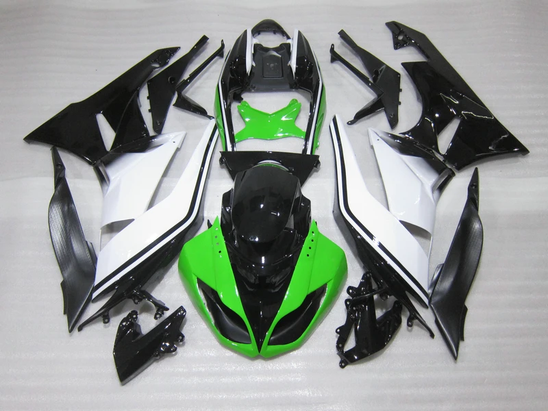 Высокое качество ABS наборы обтекателей для Kawasaki ZX 6R 2009 2012 NINJA zx6r 09 10 11 12 Зеленые