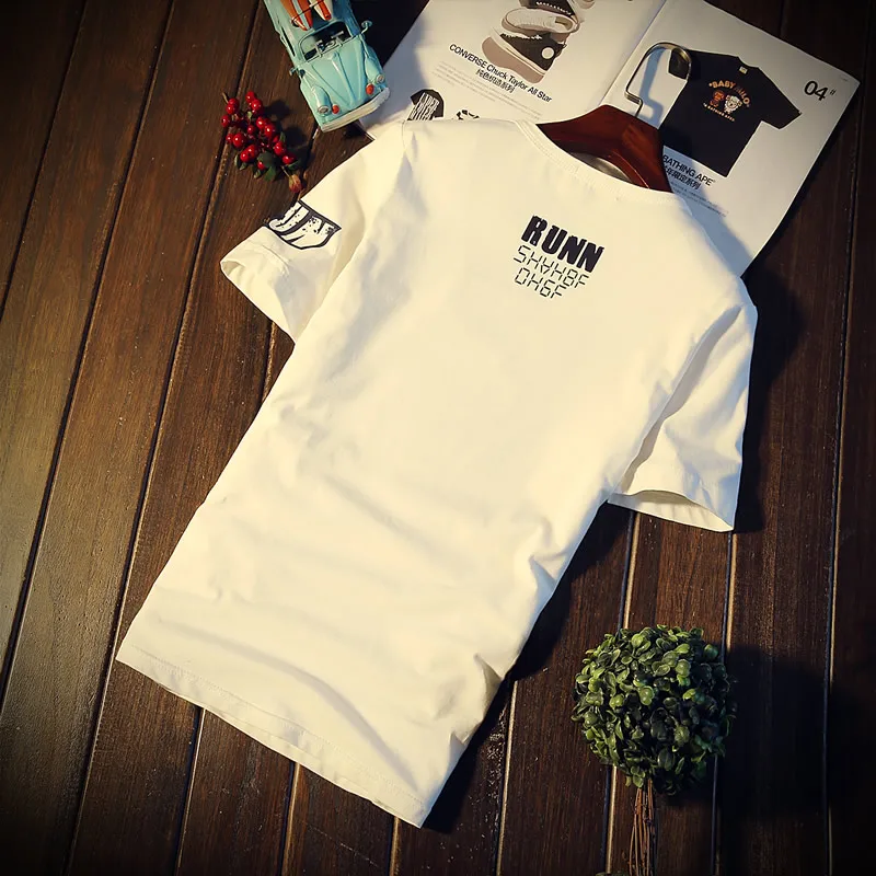 Мужская футболка с 3D принтом буквенным для мужчин новейшие модные дизайнерские