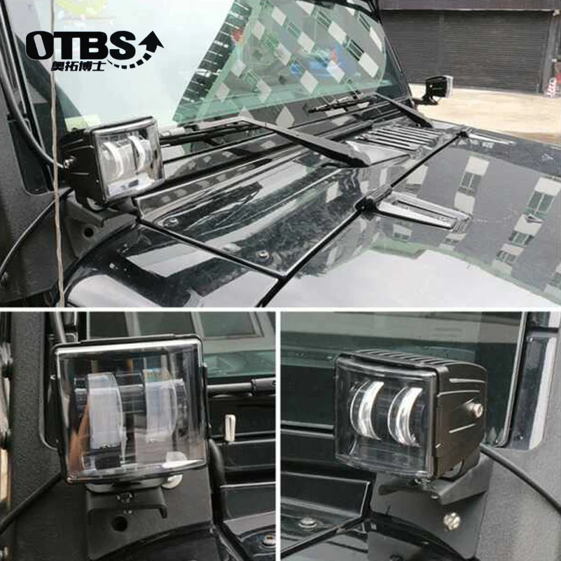 OTBS 4d объектив 3 5 дюйма 30 Вт светильник А образной формы для бампера на крышу