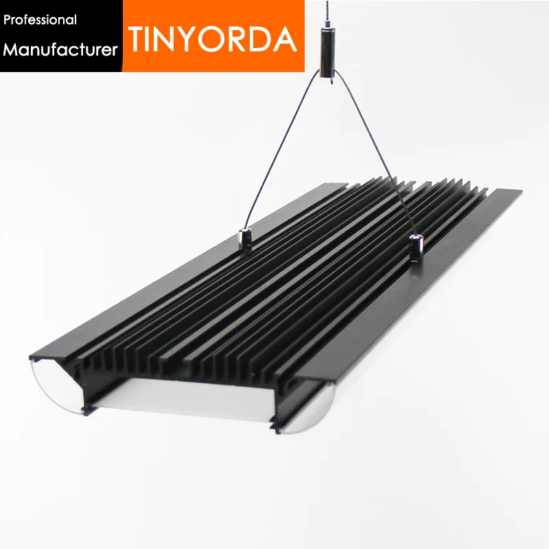 Tinyorda TH1650 2 шт. (длина 1 м) 3 х боковой подвесной светодиодный светильник профиль
