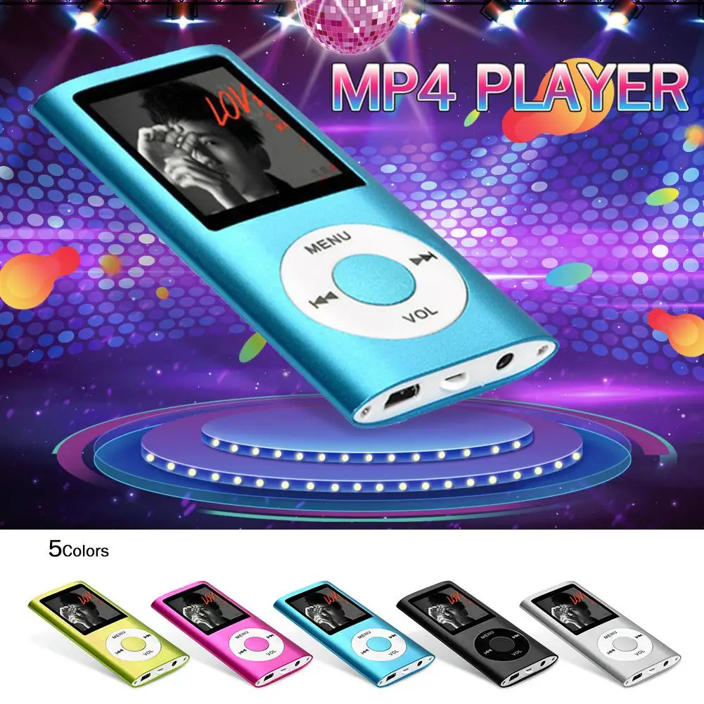 Mp4 плеер с Bluetooth mp3 плеером mp4 портативным 1 8 дюймовым ЖК дисплеем видеоплеером FM