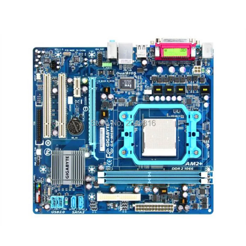 Оригинальная Материнская плата Gigabyte GA M68M S2 DDR2 Socket AM2 AM3 десктопная материнская Micro