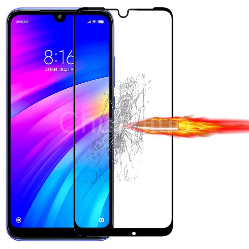 25 шт./лот полное покрытие Защита экрана для Xiaomi Redmi 7 от царапин защитная пленка