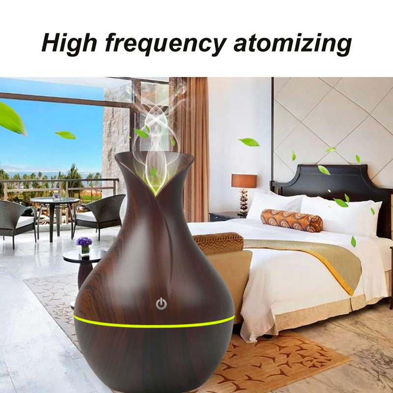 Diffuserlove 130 мл увлажнитель воздуха USB Мини Арома эфирные масла диффузор с 7 изменение цвета светодиодный ночник для домашнего офиса