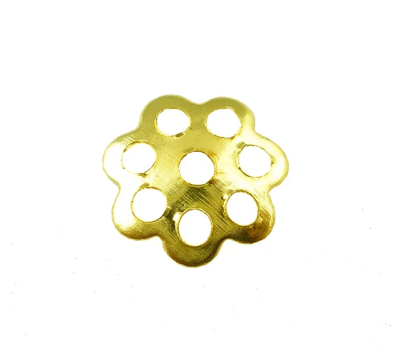 DoreenBeads 2000 шт золотые концевые бусины колпачки 6 мм диаметр. Результаты (B01215) yiwu|end