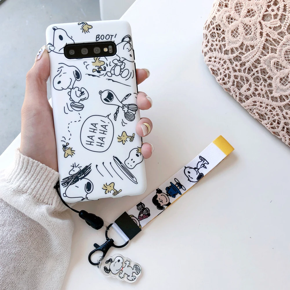 Милый чехол с рисунком собаки из мультфильма S10 Plus мягкие чехлы для телефонов Charlie