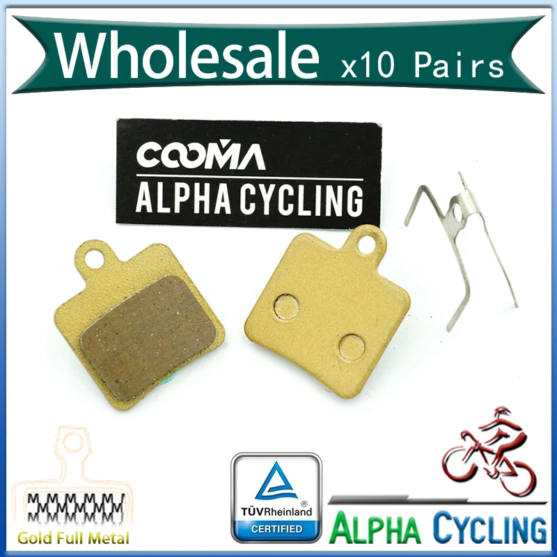 

Дисковые Тормозные колодки для горного велосипеда HOPE MONO MINI / Giant MTB DA3 DA5, 10 пар, золотые