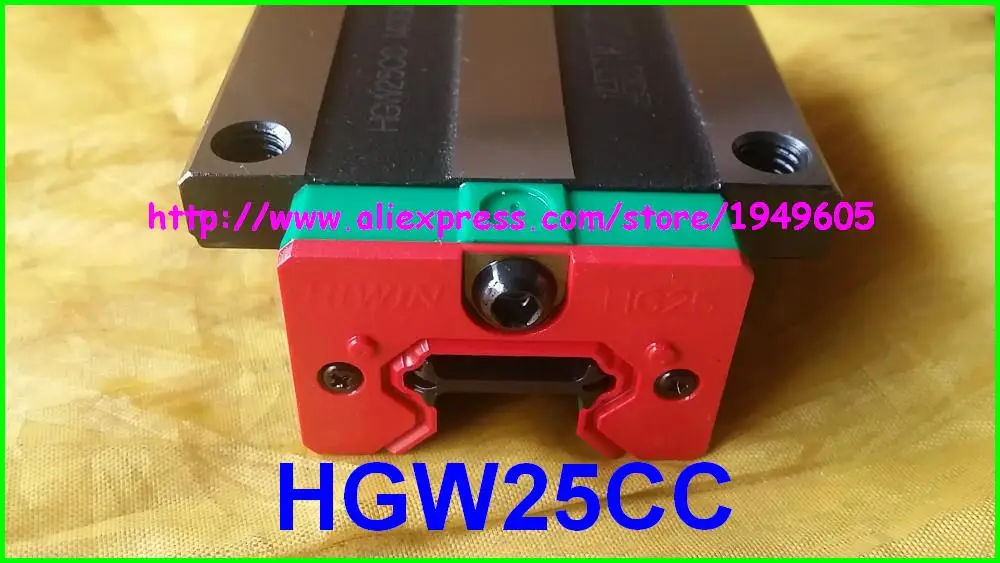 1 шт. HIWIN линейный направляющий фланец блоки каретки HGW25CC HGW25CA для маршрутизатора с