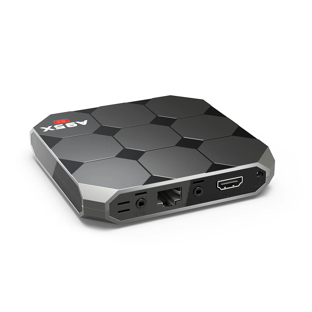 A95X R2 Android 7 1 Смарт ТВ Box Amlogic S905W 2 4 ГГц Wi Fi H.265 K WiFi декодер каналов кабельного