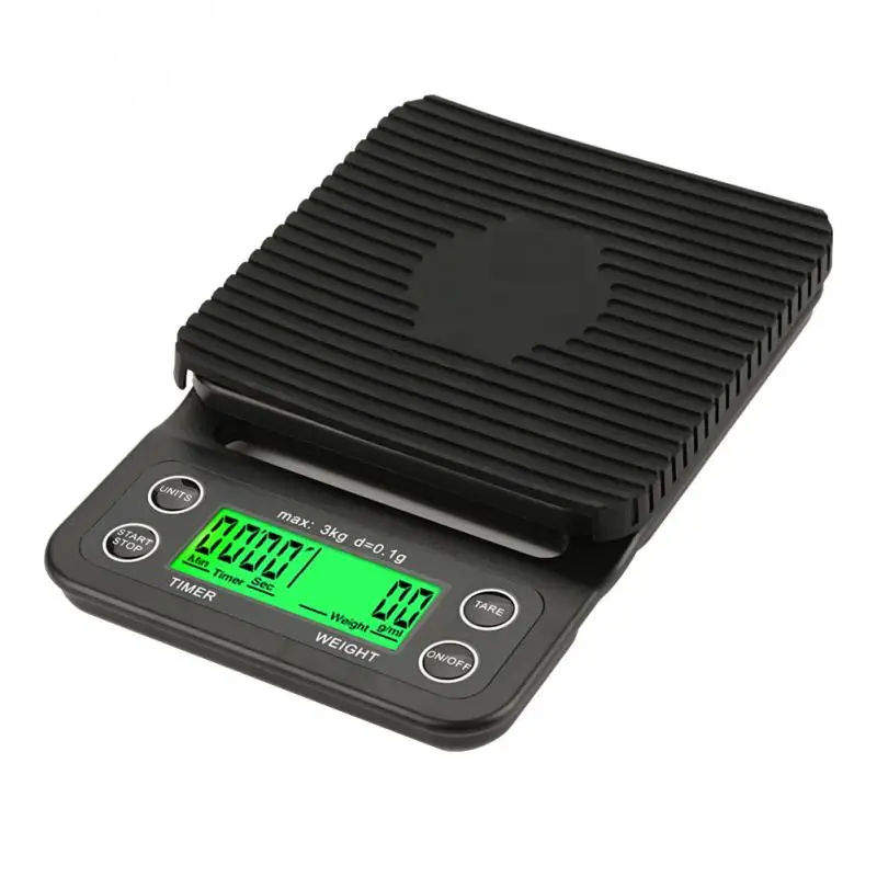 1 шт. высокоточные электронные весы для капельного кофе грам кухонные цифровые