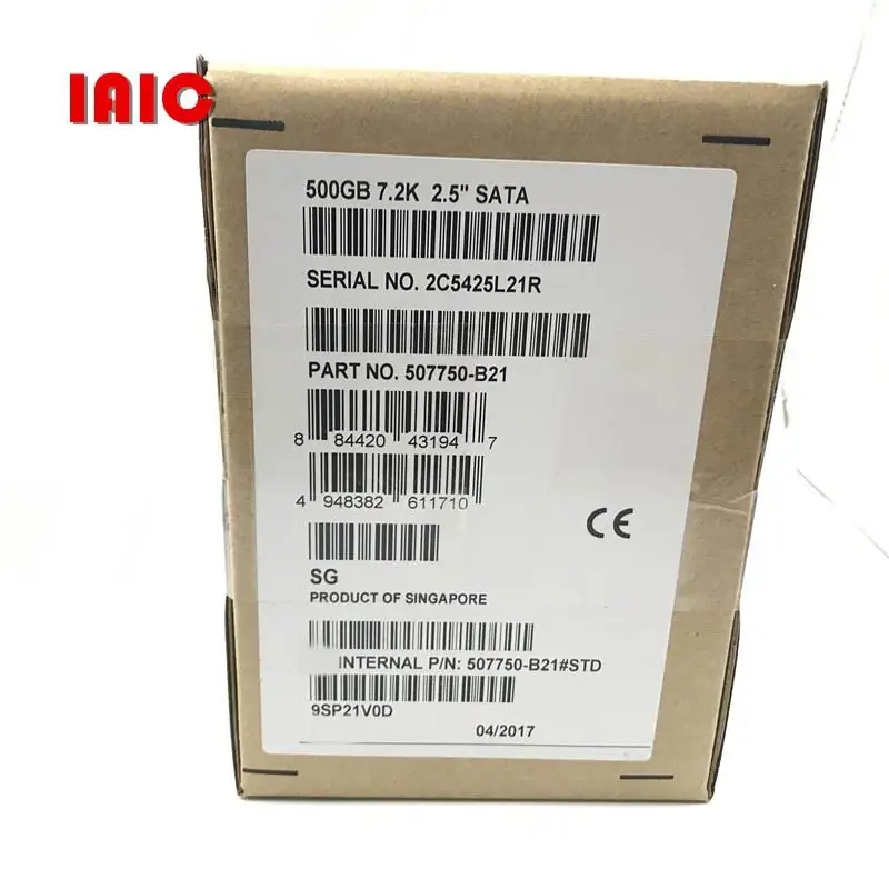 100% новый в коробке 3 года гарантии 508035-001 500G 2 5 7 K SATA 507750-B21 нужно больше углов
