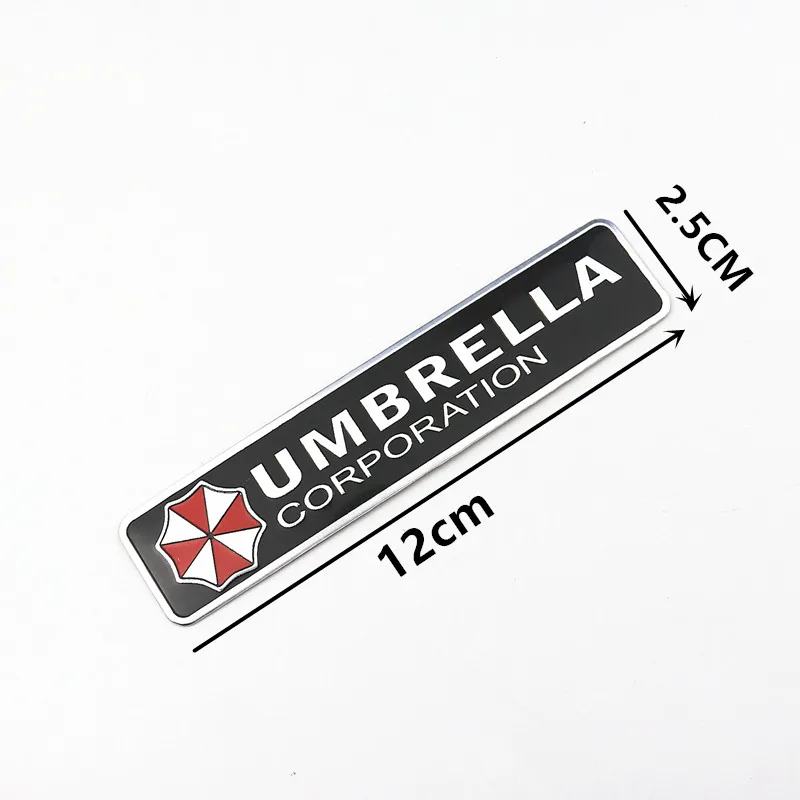 2 шт. автомобильный Стайлинг 3D Алюминий сплав корпорация Umbrella из кинофильма