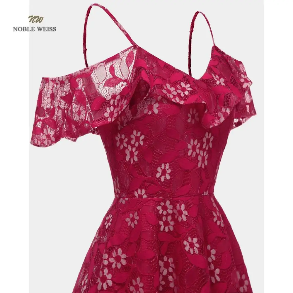 

pink evening dress fashion v-neck short lace bare back a-line formal dress prom party dresses