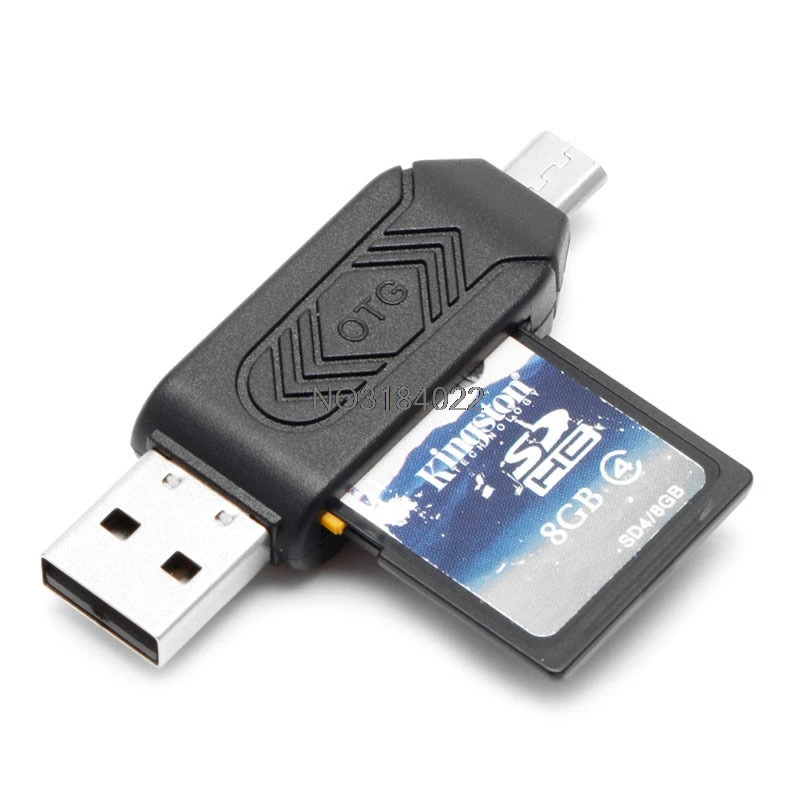 2 в 1 Micro USB 0 OTG TF SD SDXC кардридер для ПК Android смартфон Прямая поставка | Электроника