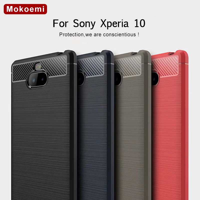 Mokoemi модный противоударный мягкий силиконовый чехол 6 0 дюйма для Sony Xperia 10