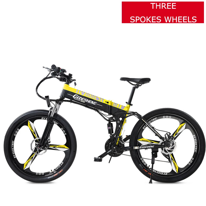 26 дюймов EBIKE Электрический горный велосипед складной электрический 48В литий