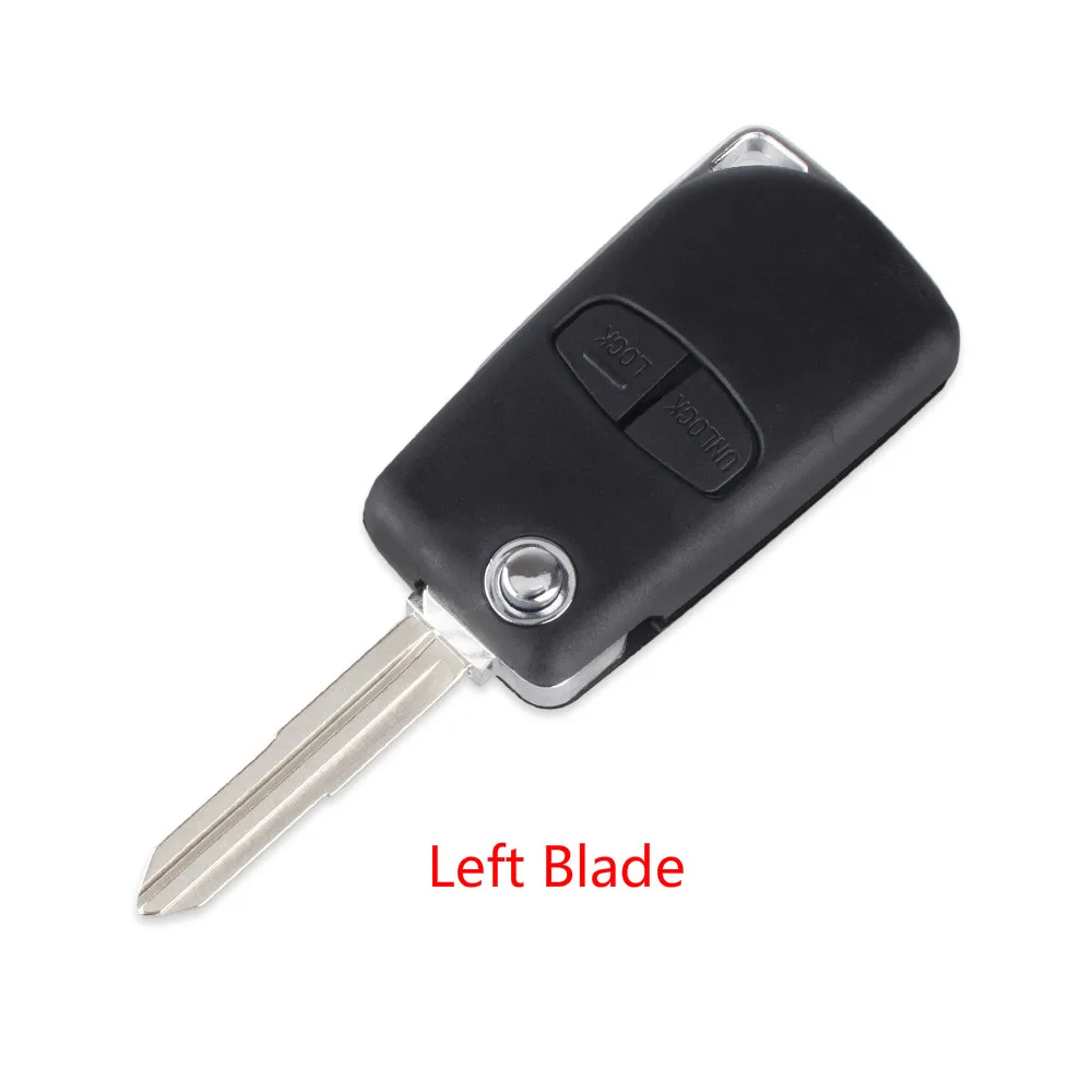 

KEYYOU оболочки 2/3 кнопки брелок для Mitsubishi Pajero Lancer Outlander Grandis Shogun Montero дистанционный ключ MIT11/MIT8 Лезвие Чехол