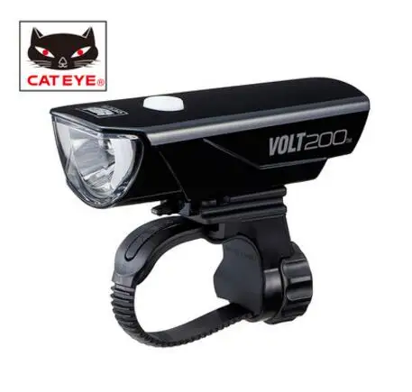 CATEYE VOLT100/200 USB Перезаряжаемый головной светильник, светильник-вспышка, светильник для горного велосипеда, велосипедный светильник - Цвет: VOLT200