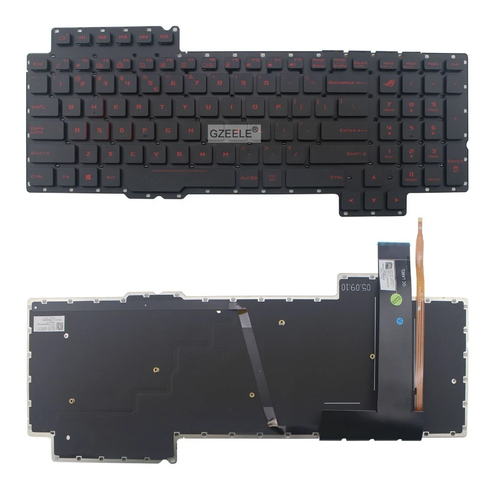 US клавиатура с подсветкой для ASUS ROG G752 G752V G752VL G752VM G752VS G752VT G752VY V153062AS1-US 0KN0-SI1US11 со светодиодной подсветкой