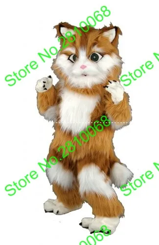 Высококачественный шлем из ЭВА имитация меха кошка талисманы костюмы ходячая