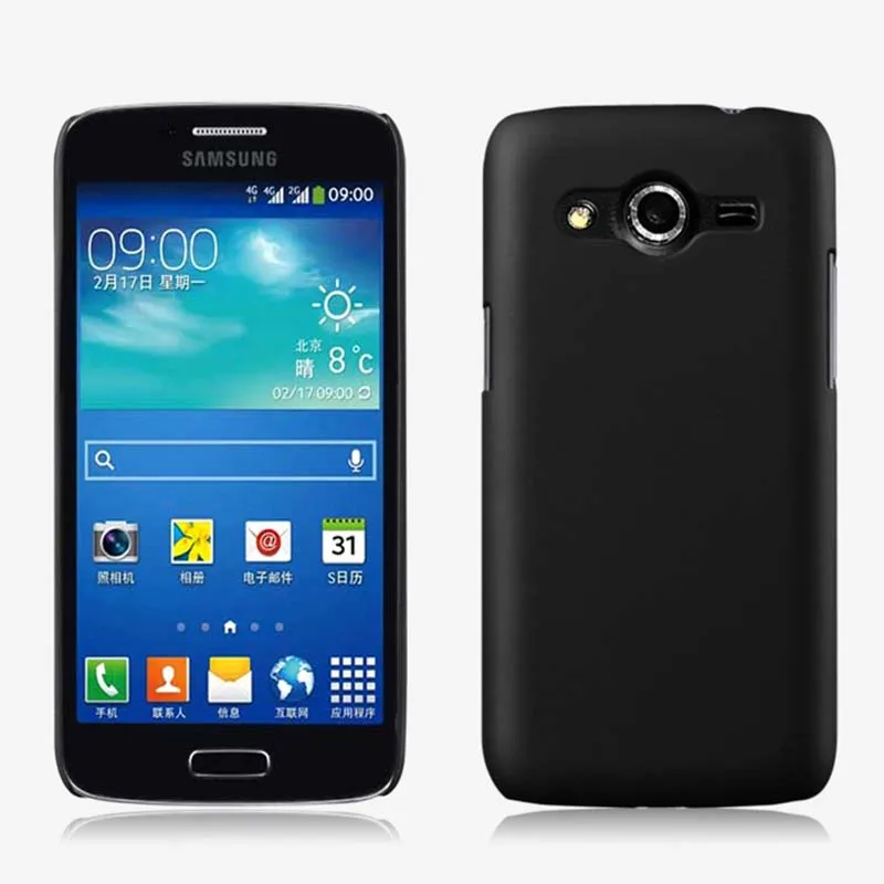 Coque 4.3For samsung Galaxy J1 Ace чехол для samsung Galaxy J1 Ace Neo Sm J110 J111 J111F телефона чехол-лента на заднюю панель - Цвет: black