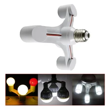 3 в 1 адаптер для лампы E27 E27|lamp holder converter|3 in e27led lamp