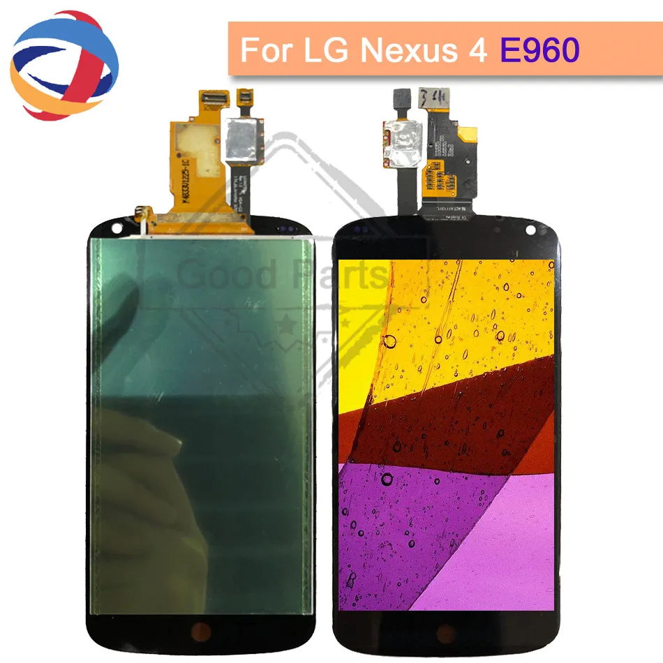 Черный E960 для 4 7 &quotLG Google Nexus LCD сенсорный экран с дигитайзером в сборе рамкой