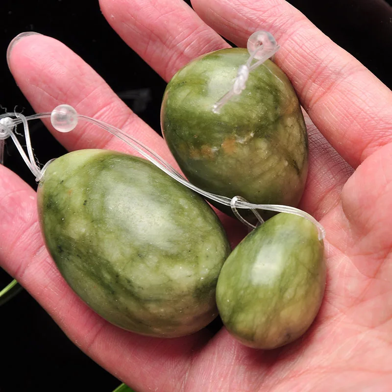 3 шт. яйцевидные нефритовые мышцы тазового дна вагинальные затягивающие яйца