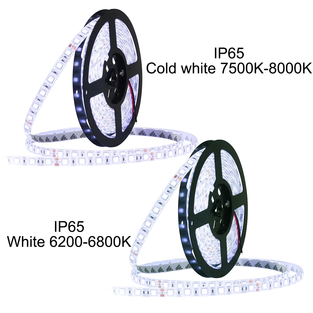 Светодиодная лента 24V 5050 60 светодиодов/м 5 м RGB белый теплый холодный гибкая