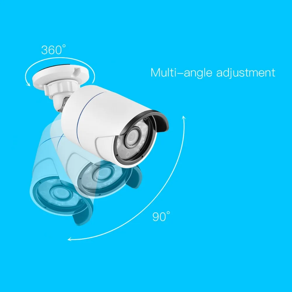 GADINAN 4CH 8CH 1080 P 2MP POE NVR CCTV Системы открытый Водонепроницаемый IP Камера P2P onvif видео