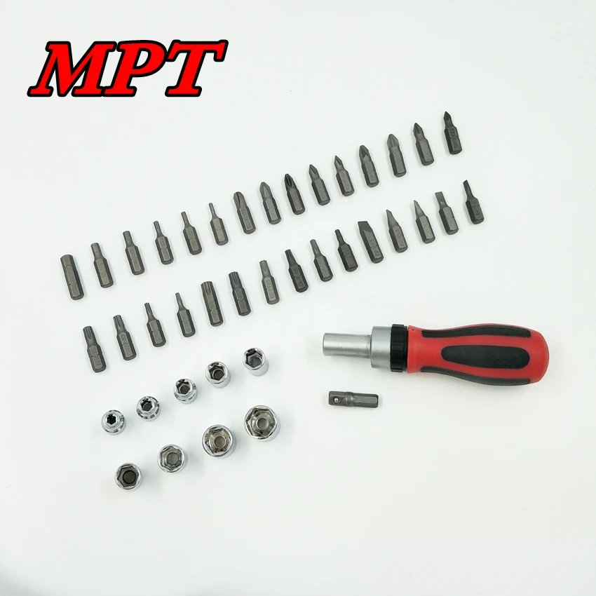 Набор отверток с храповым механизмом 41 шт.