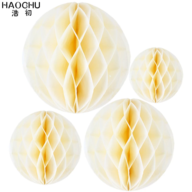 HAOCHU 4 шт./лот сотовые шары украшения для вечеринки сделанные своими руками